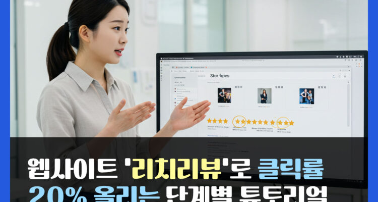 웹사이트 ‘리치리뷰’로 클릭률 20 % 올리는 단계별 튜토리얼