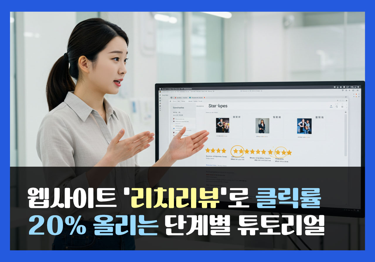 웹사이트 ‘리치리뷰’로 클릭률 20 % 올리는 단계별 튜토리얼
