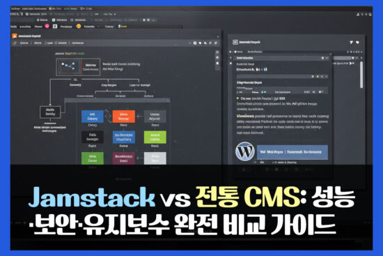Jamstack vs 전통 CMS: 성능·보안·유지보수 완전 비교 가이드