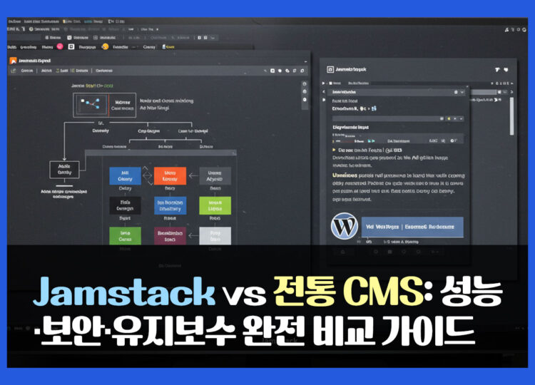Jamstack과 CMS 비교 | 성능·편집·운영 비용 판단