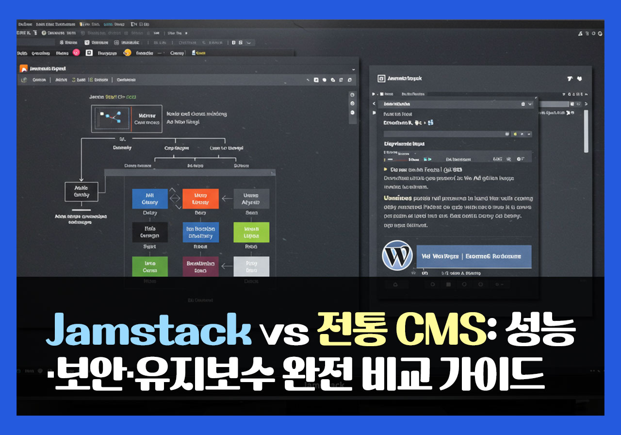 Jamstack vs 전통 CMS: 성능·보안·유지보수 완전 비교 가이드