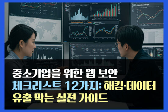 중소기업을 위한 웹 보안 체크리스트 12가지: 해킹·데이터 유출 막는 실전 가이드