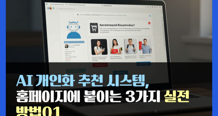 AI 개인화 추천 시스템, 홈페이지에 붙이는 3가지 실전 방법