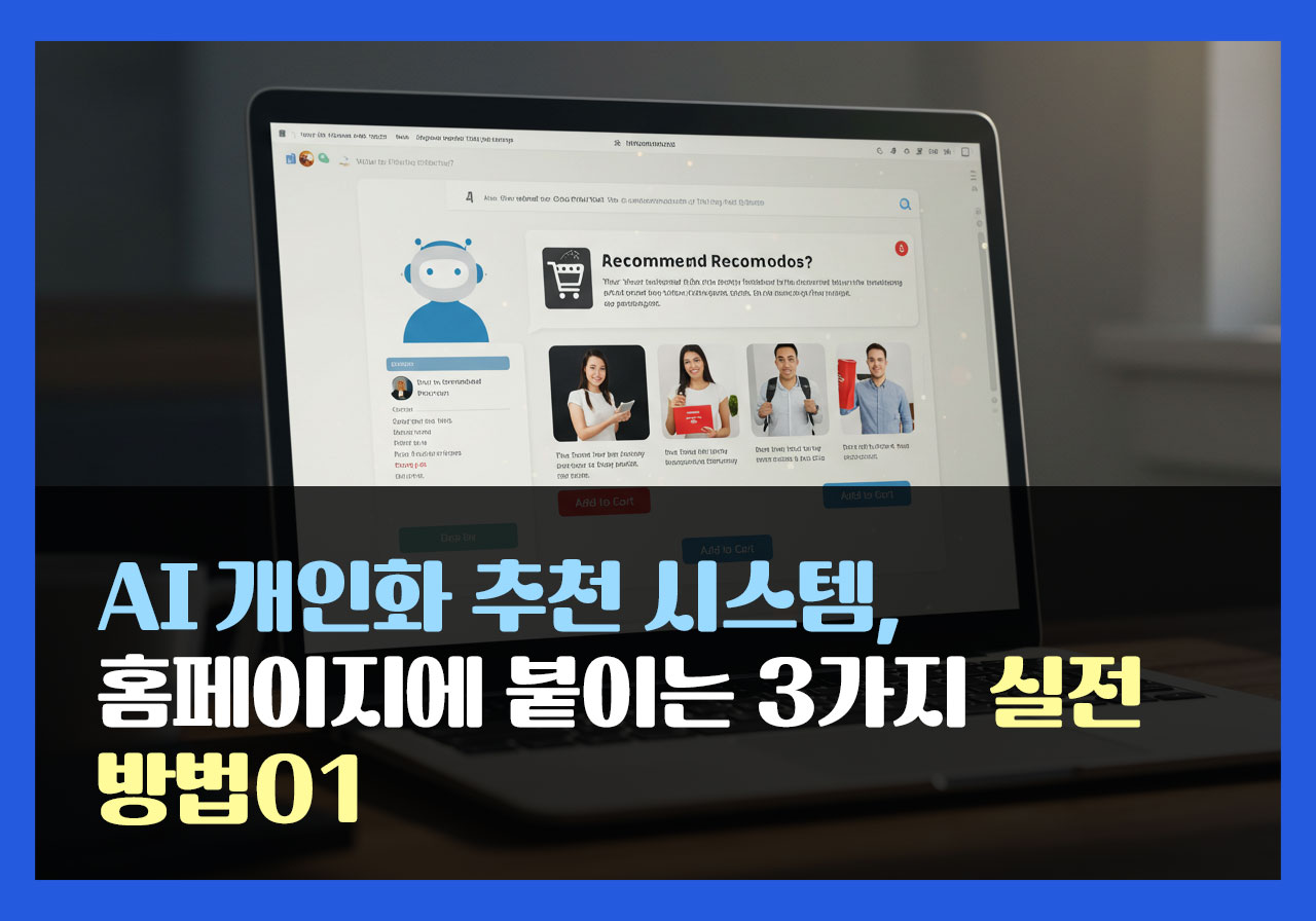 AI 개인화 추천 시스템, 홈페이지에 붙이는 3가지 실전 방법