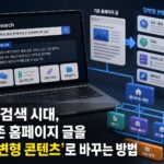 AI 검색 시대, 기존 홈페이지 글을 ‘답변형 콘텐츠’로 바꾸는 방법